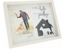 Load image into Gallery viewer, Favorite Hello and Hardest Goodbye Dog Shadow Box