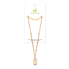 Load image into Gallery viewer, Gold Layering Initial Necklaces