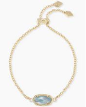 Load image into Gallery viewer, Kendra Scott Elaina Gold Bracelet In Light Blue Illusion