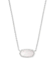 Load image into Gallery viewer, Kendra Scott Elisa White Opal in Silver or Gold Necklace