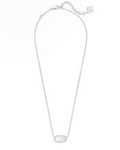 Load image into Gallery viewer, Kendra Scott Elisa White Opal in Silver or Gold Necklace