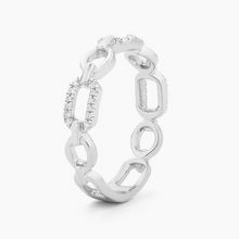 Load image into Gallery viewer, Linked Forever To You Ring In Sterling Silver or Gold Plated Sterling Silver
