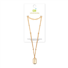Load image into Gallery viewer, Gold Layering Initial Necklaces