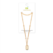 Load image into Gallery viewer, Gold Layering Initial Necklaces