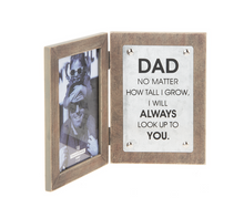 Load image into Gallery viewer, Girl Dad &quot;I Will Always Look Up To You&quot; Frame
