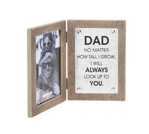 Girl Dad "I Will Always Look Up To You" Frame