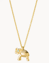 Load image into Gallery viewer, Spartina Gold Go for it Elephant Necklace