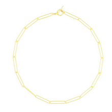 Load image into Gallery viewer, Ella Link Paperclip Chain Necklace in Gold or Silver