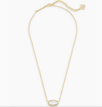 Load image into Gallery viewer, Kendra Scott Gold Elisa Necklace In Ivory Mother of Pearl