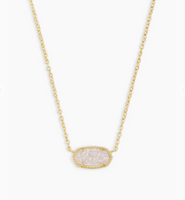 Load image into Gallery viewer, Kendra Scott Gold Elisa Necklace In Iridescent Drusy