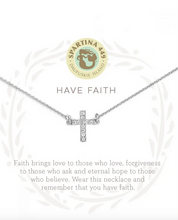 Load image into Gallery viewer, Spartina Silver Have Faith Necklace