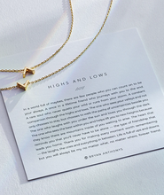 Load image into Gallery viewer, Bryan Anthonys Highs and Lows Necklace Set In Silver or Gold