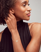 Load image into Gallery viewer, Kendra Scott Gold Ari Heart Bracelet In Ivory Mother of Pearl