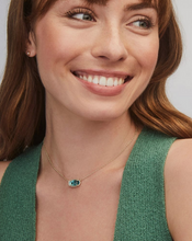 Load image into Gallery viewer, Kendra Scott Gold Elisa Necklace In London Blue