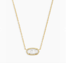 Load image into Gallery viewer, Kendra Scott Gold Elisa Necklace In Ivory Mother of Pearl