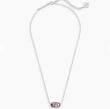 Load image into Gallery viewer, Kendra Scott Silver Elisa Necklace In Amethyst