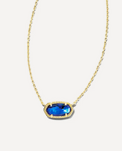 Load image into Gallery viewer, Kendra Scott Elisa Gold Navy Abalone Necklace
