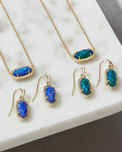 Load image into Gallery viewer, Kendra Scott Gold Elisa Necklace In Night Kyocera Opal