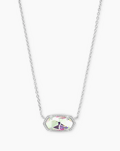 Load image into Gallery viewer, Kendra Scott Silver Elisa Necklace In Dichroic Glass
