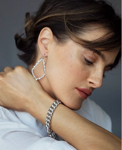 Kendra Scott Sophee Crystal Drop Earrings In Silver