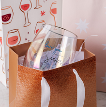 Load image into Gallery viewer, 18oz Stemless Wine Glass - Love You Sister