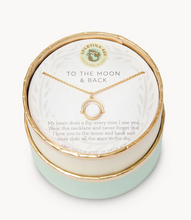 Load image into Gallery viewer, Spartina Gold Love you to the Moon and Back Necklace