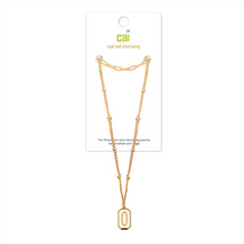 Load image into Gallery viewer, Gold Layering Initial Necklaces