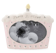 Load image into Gallery viewer, Happy Birthday Picture Frame in Pink or Blue