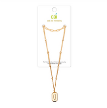 Load image into Gallery viewer, Gold Layering Initial Necklaces