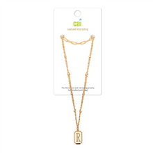Load image into Gallery viewer, Gold Layering Initial Necklaces