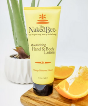Load image into Gallery viewer, Naked Bee Orange Blossom Honey Hand & Body Lotion 2.25 oz
