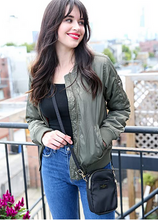 Load image into Gallery viewer, Black Kedzie Crosstown Crossbody Bag