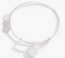 Load image into Gallery viewer, Alex and Ani April Birthstone Bangle in Gold- Clear Crystal
