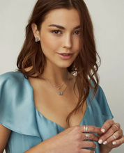 Load image into Gallery viewer, Kendra Scott Silver Elisa Necklace in Light Blue Illusion