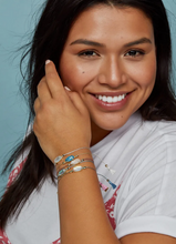 Load image into Gallery viewer, Kendra Scott Everlyne Pink Cord Friendship Bracelet In Rose Quartz