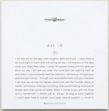 Load image into Gallery viewer, Bryan Anthonys All In Ring In Silver or Gold