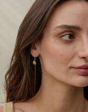 Load image into Gallery viewer, Bryan Anthonys “All In” Love Threader Earrings In Silver or Gold