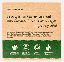 Load image into Gallery viewer, Dr. Squatch Pine Tar 5oz Men's Natural Soap