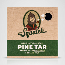 Load image into Gallery viewer, Dr. Squatch Pine Tar 5oz Men&#39;s Natural Soap
