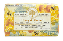 Load image into Gallery viewer, Honey & Almond Organic Shea Butter Bar Soap
