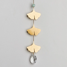 Load image into Gallery viewer, Suncatcher- Botanical Leaf/Amazonite