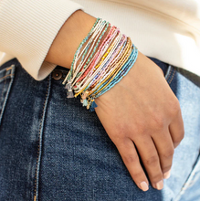 Load image into Gallery viewer, Chromacolor Miyuki Bracelet Trio - Desert Multi/Gold