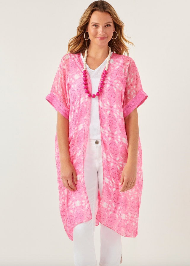 Chiffon Kimono in Pink