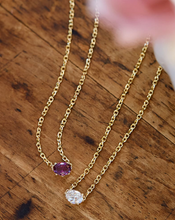 Load image into Gallery viewer, Kendra Scott Gold Cailin Necklace In White Crystal