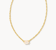 Load image into Gallery viewer, Kendra Scott Gold Cailin Necklace In Champagne Opal Crystal