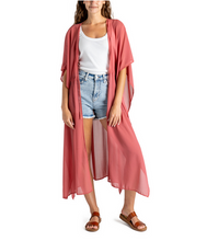 Load image into Gallery viewer, Coral Riviera Wrap / Kimono
