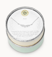 Load image into Gallery viewer, Spartina Silver Fly/Wings Necklace