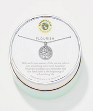 Load image into Gallery viewer, Spartina Silver Flourish/Tree of Life Necklace