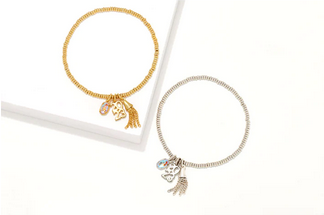 Kendra Scott 2023 Silver Graduation Stretch Bracelet