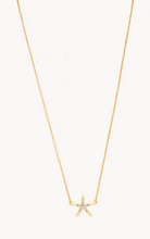 Load image into Gallery viewer, Spartina Gold Shine Starfish Necklace